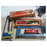 COLLECTION OF FOUR TYCO AND AHM HO SCALE TRAINS