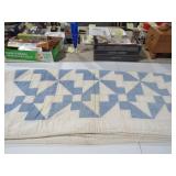 HANDMADE VTG BLOCK QUILT
