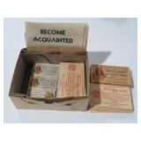 COLLECTION OF VINTAGE INDIAN HERB TABLETS