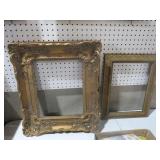 (2) GOLD ORNATE FRAMES