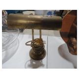VINTAGE BRASS DESK LAMP