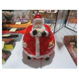 CERAMIC SANTA CLAUS COOKIE JAR