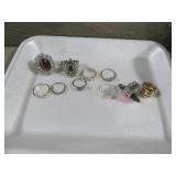 (10) ESTATE FASHION RINGS