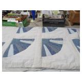 HANDSEWN FAN  QUILT