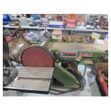 CENTRAL MACHINERY BELT AND DISC SANDER