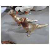MID CENTURY METAL PHEASENT S&P SHAKERS