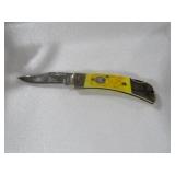 STEEL WARRIOR SINGLE BLADE BONE HANDLE KNIFE