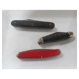 (3)POCKET KNIVES KINT, VICTORINOX, IMPERIAL ISLAND