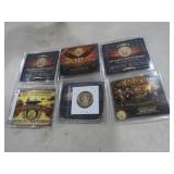 (6) REVERSE TRUMP GP PRES. COINS