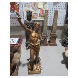VTG  GOLD VICI FIGURAL STATUE