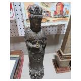 RESIN GUANYIN FIGURAL STATUE