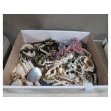 COLLECTION OF ESTATE NECKLACES AND EARRINGS
