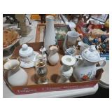 COLLECTION OF ASSORTED DECORATIVE PORCELAIN VASES
