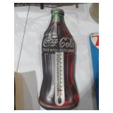 VINTAGE METAL COCA COLA THERMOMETER