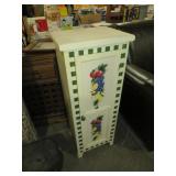 PAINTED ONE DOOR CABINET