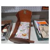 VINTAGE WOOD DOLL CRADLE