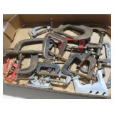 ASSORTED METAL C-CLAMP COLLECTION