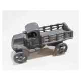 VINTAGE CAST IRON STAKE TRUCK TOY