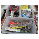 ASSORTED HAND TOOLS AND HARDWARE BUNDLE
