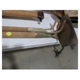 VINTAGE GARDEN HOE AND CULTIVATOR TOOL SET