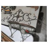 DECORATIVE METAL SCROLL WALL SHELVES AND ACCENT