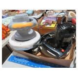 TWO ELECTRIC ORBITAL CAR POLISHERS AND BUFFERS