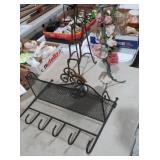 METAL WALL MOUNT ENTRYWAY ORGANIZER AND HOLDER