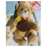 STEIFF DONNA TEDDY BEAR WITH BROWN VEST