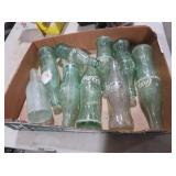 COLLECTION OF 9 VINTAGE COCA-COLA GLASS BOTTLES