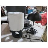 MODERN TABLE LAMP SET: DONUT AND DOME STYLES