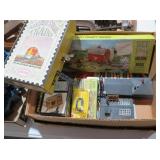 AURORA POSTAGE STAMP TRAIN SET AND ACCESSORIES