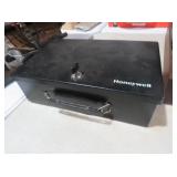 HONEYWELL BLACK METAL SECURITY CASH BOX