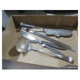 VINTAGE SILVER PLATED SERVING UTENSIL SET
