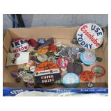 COLLECTION OF VINTAGE ADVERTISING PINBACK BUTTONS