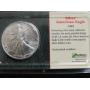 1987 1 OZ .999 SILVER EAGLE UNC IN SEALED PKG