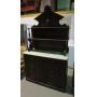VICTORIAN WALNUT MARBLE TOP BUFFET/SERVER