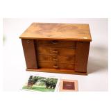 OSVALDO AGRESTI BRIARWOOD JEWELRY BOX