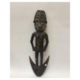 NEW GUINEA CARVED ANCESTOR FOOD HOOK