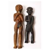 AFRICAN CARVED WOODEN FIGURES