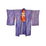 JAPANESE SHIBORI SILK KIMONO