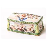 CAPODIMONTE PORCELAIN JEWELRY BOX
