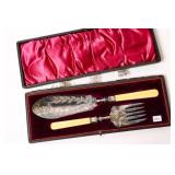 VICTORIAN AESTHETIC MOVEMENT FISH SET