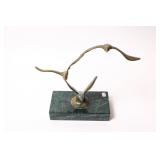 BRONZE SEAGULL SCULPTURE