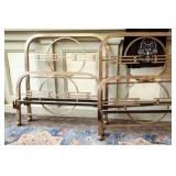 ART DECO BRASS BEDS