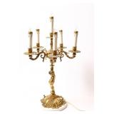 CANDLEABRA STYLE TABLE LAMP