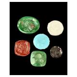 ART DECO INTAGLIO CAMEOS