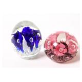ST CLAIR AND RICE PAPERWEIGHTS