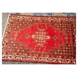 RED AND BROWN CARPET