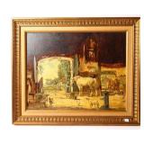 ANTIQUE HORSE PAINTING