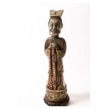 CHINESE RUSSET JADE? OFFICIAL GATE GUARDIAN